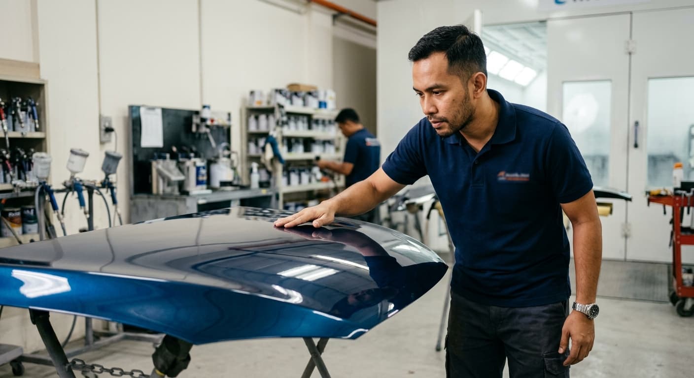 Cat Kereta di Malaysia: Jenis, Proses, dan Cara Pilih Bengkel Cat Kereta yang Betul